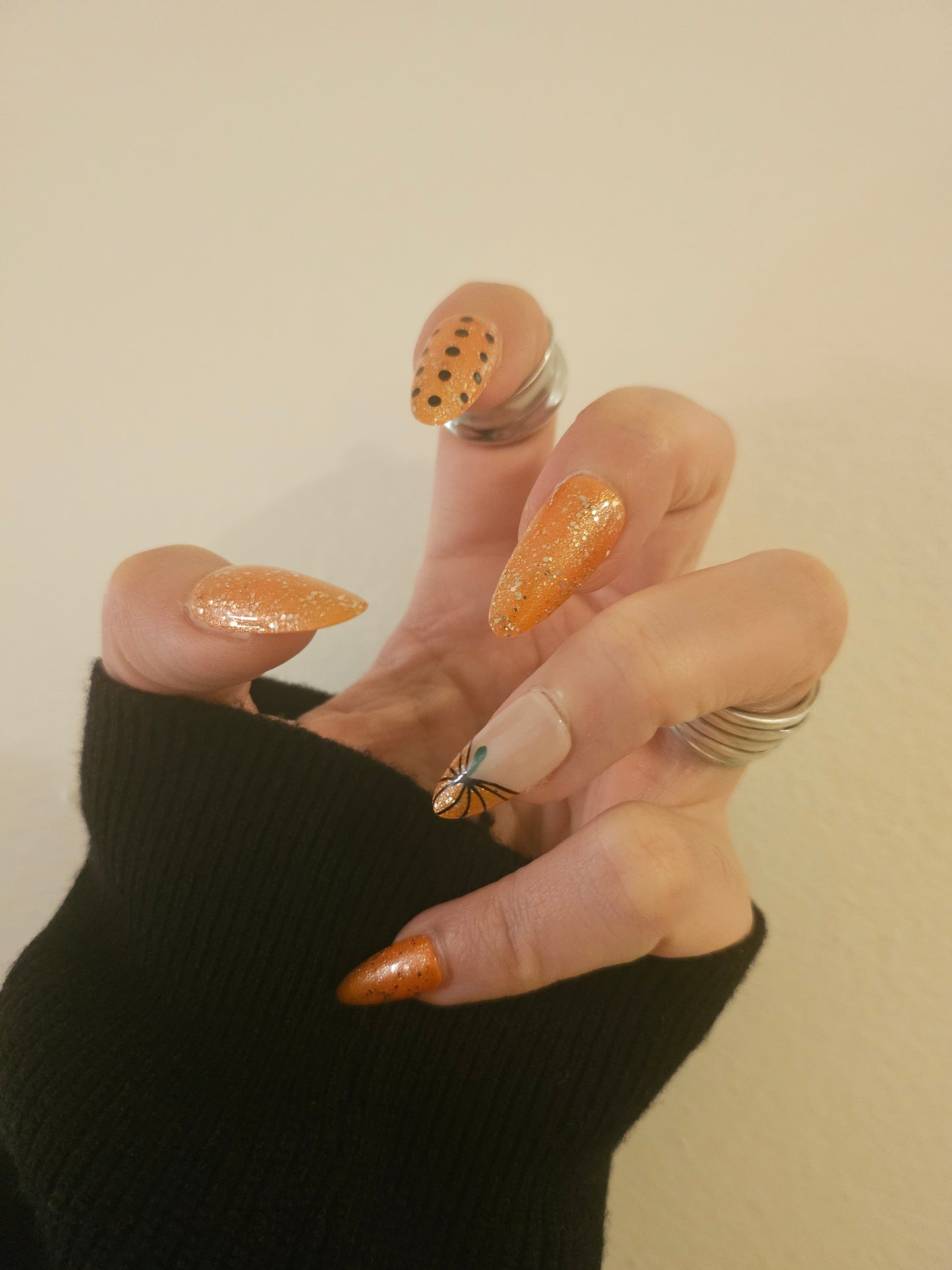 Pumpkin Moonlight - Halloween - Press-On Nails