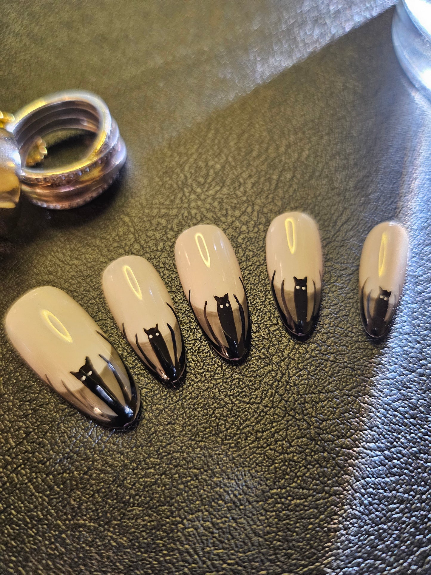 Fingertip Phantom -  Halloween - Press-On Nails