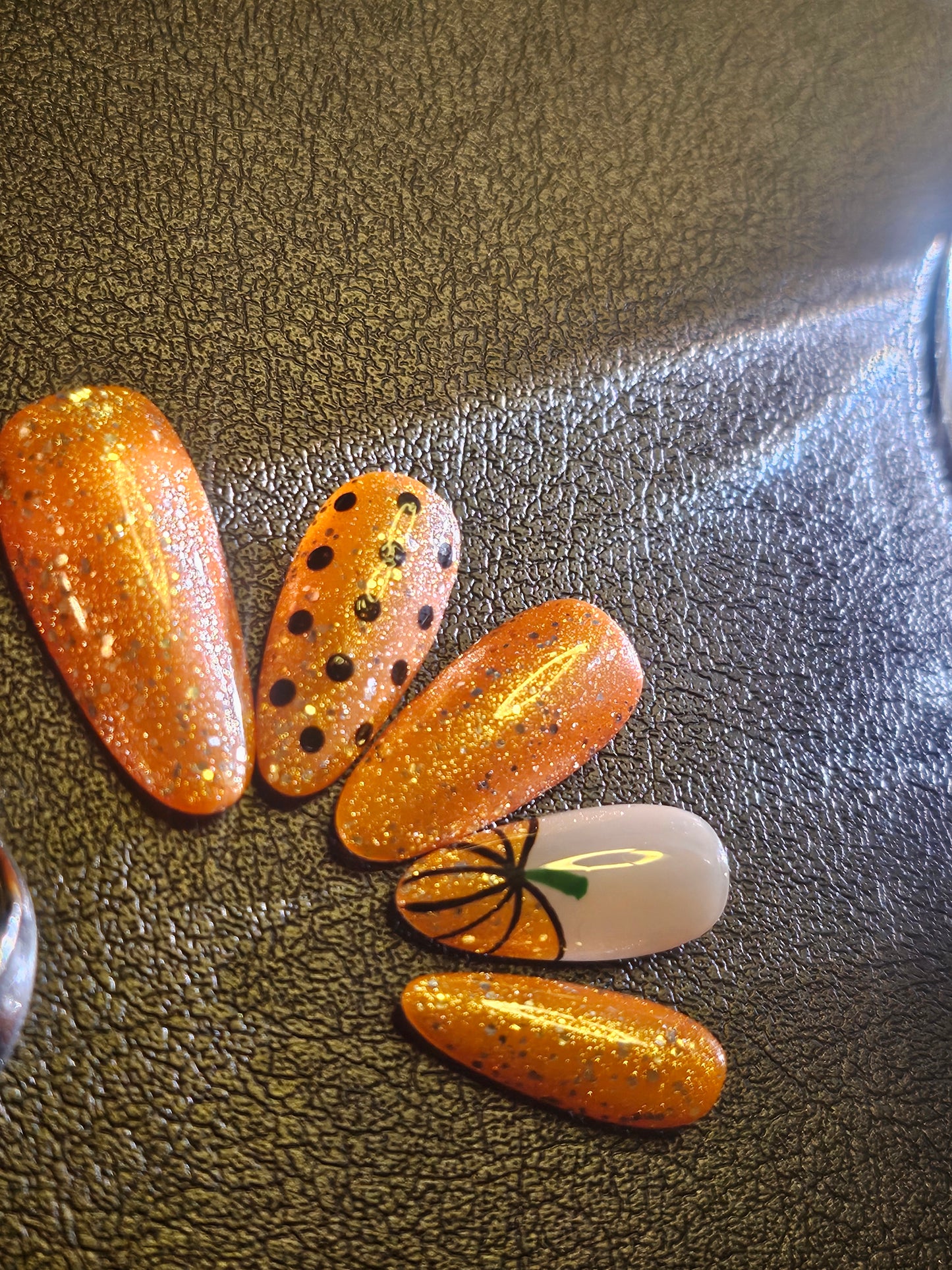 Pumpkin Moonlight - Halloween - Press-On Nails