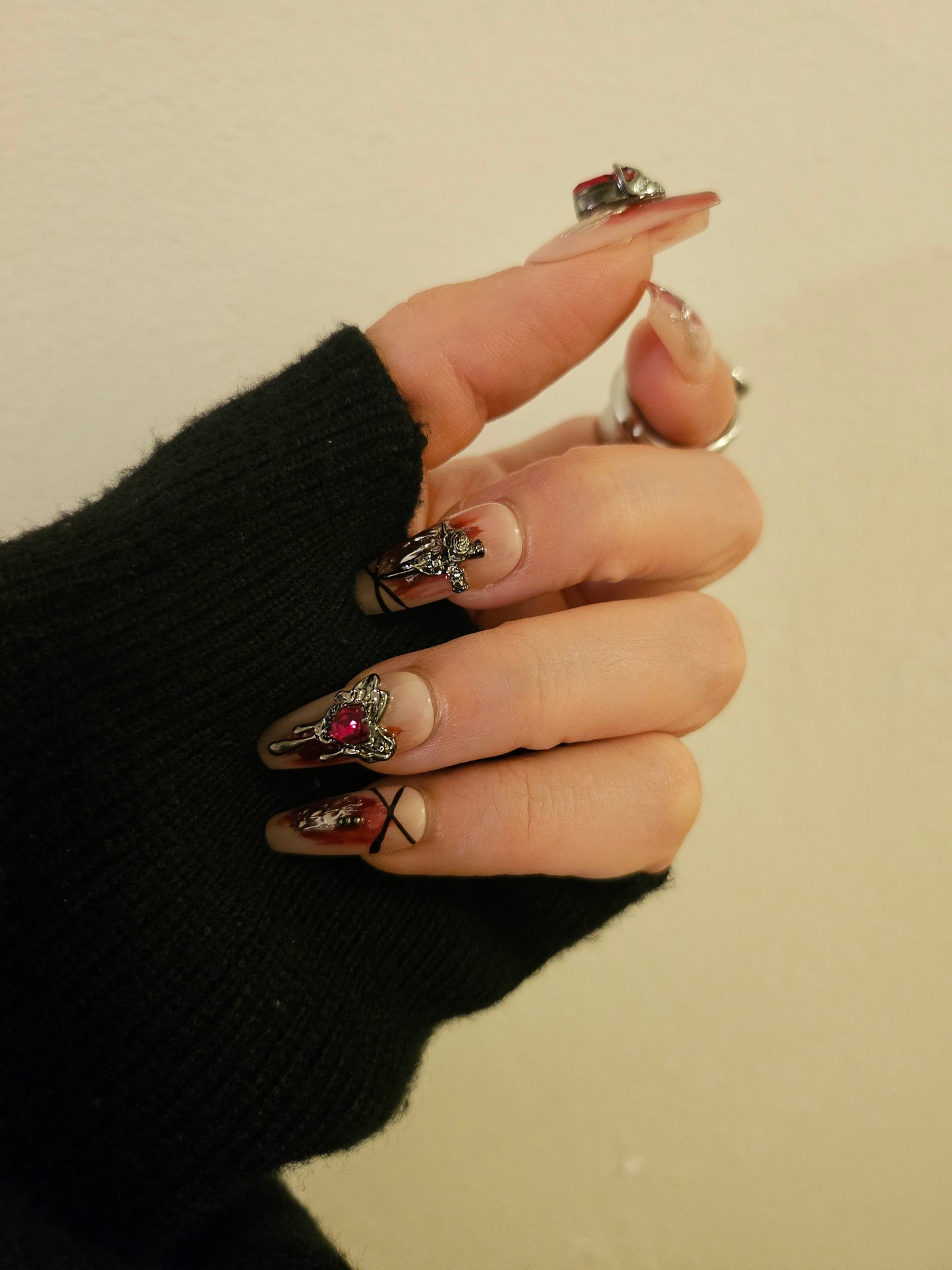 Vampire Princess - Halloween - Press-On Nails