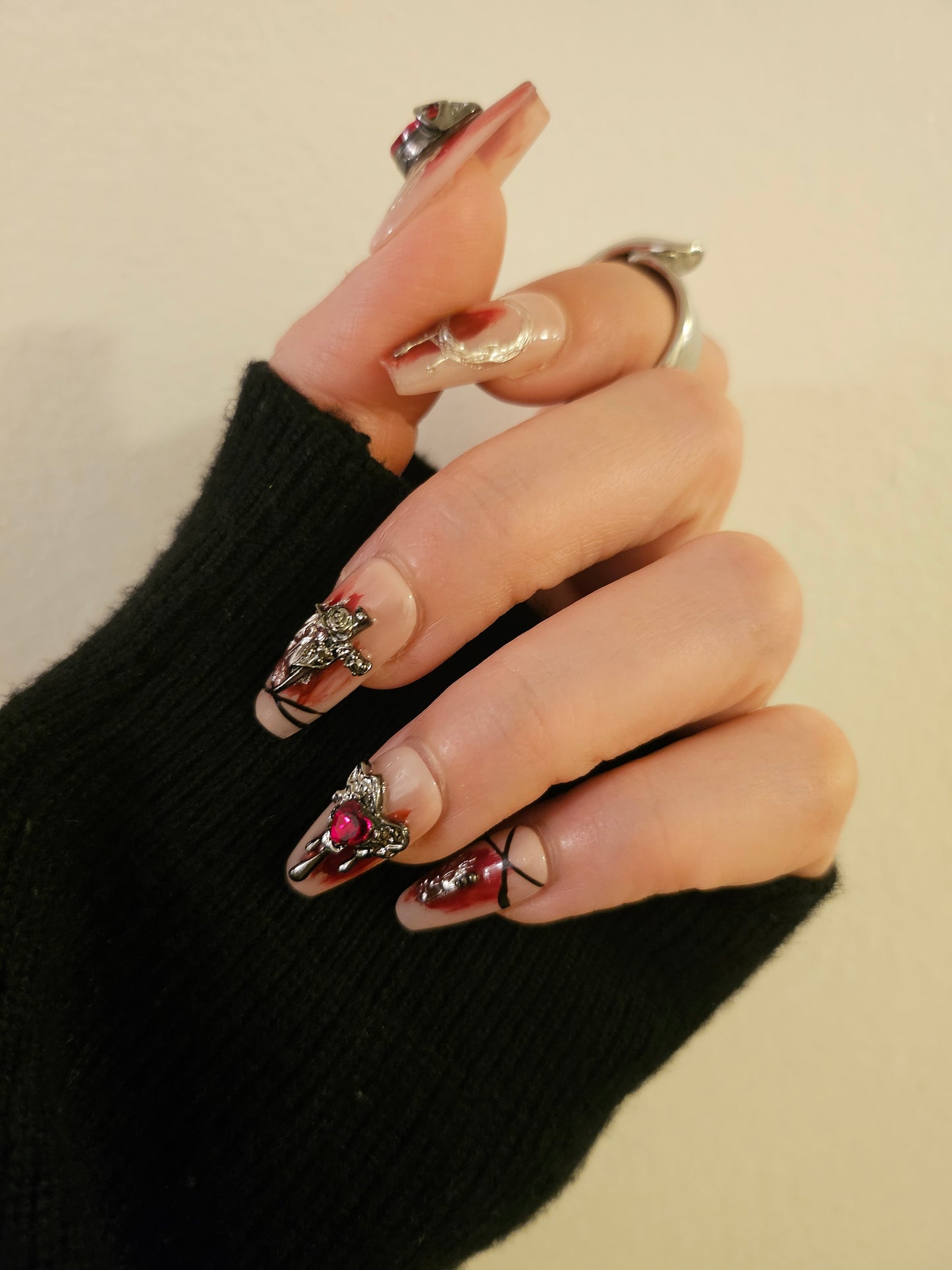 Vampire Princess - Halloween - Press-On Nails